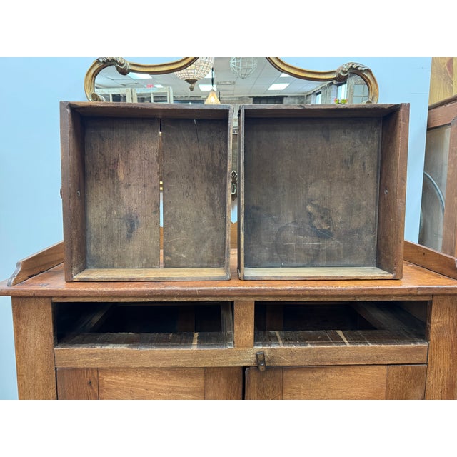Brown Antique Jelly Cupboard For Sale - Image 8 of 18