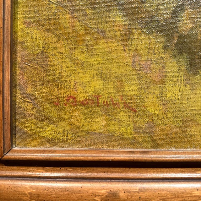 "In the Berkshires", an Oil Painting by Jane Bostwick For Sale - Image 12 of 12