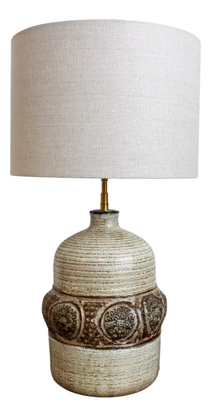 Mid-Century Ceramic Table Lamp by Marcel Giraud, 1970s