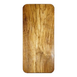 Late 20th Century Large Custom Mango Wood Table Top with Striking Grain Pattern