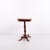Antique Mahogany Side Table with Turned Pedestal Base and Profiled Top For Sale - Image 3 of 11