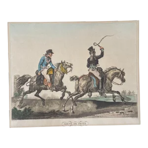 Louis Philibert Debucourt (Route De Poste, Engraving by Carles Vernet