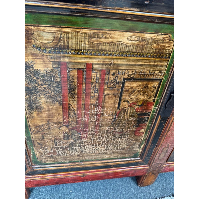 Antique Mongolian Sideboard, Late 19th Century For Sale - Image 9 of 12