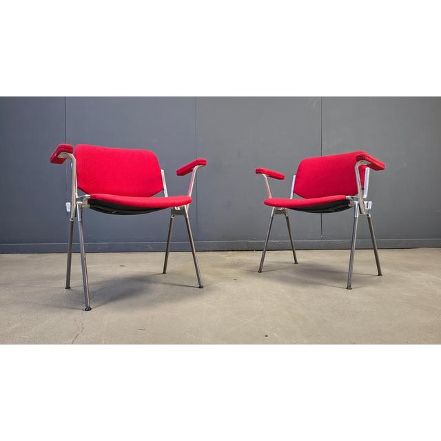 Vintage DSC 106 Side Chairs by Giancarlo Piretti for Castelli, 1970s, Set of 6 For Sale - Image 6 of 18