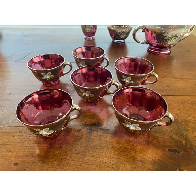 MURANO　 イタリア製 ティーセット Murano teacup - Etsy 日本