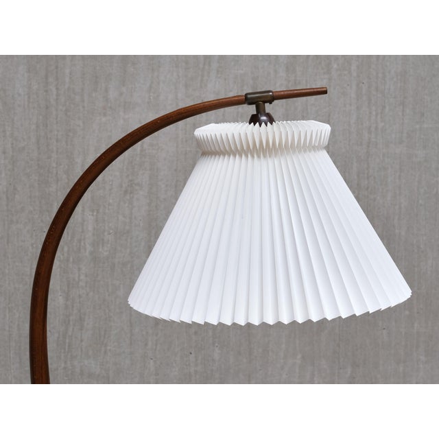 Bridge Floor Lamp by Severin Hansen for Haslev Møbelsnedkeri, Denmark, 1950s For Sale - Image 9 of 13