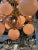 Metal Pink Cloud Murano Style Glass and Brass Chandelier For Sale - Image 7 of 10