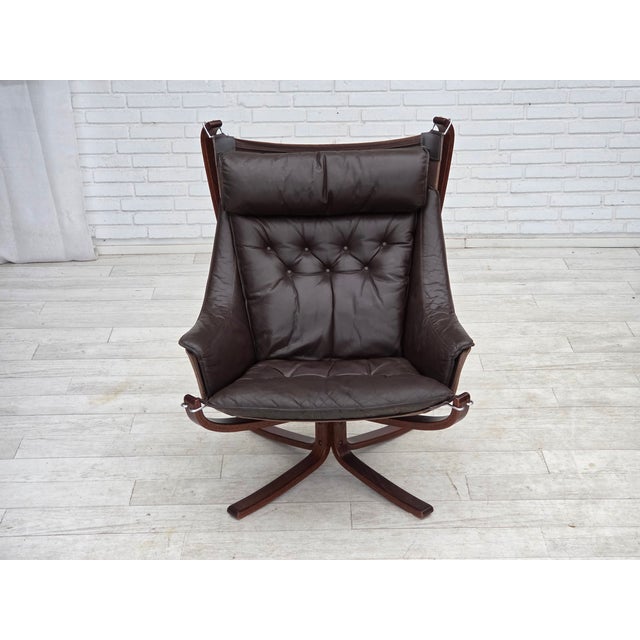 Norwegian Falcon Lounge Chair by Sigurd Ressel for Vatne Møbler, 1970s For Sale - Image 10 of 18
