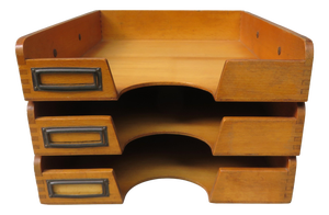 Vintage Bauhaus Desk Storage Rack, 1930s