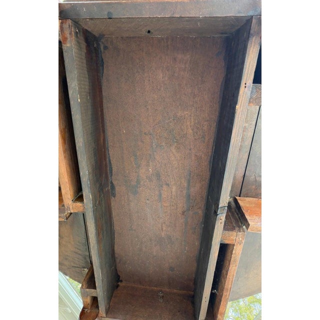 19thc Walnut Drop Leaf Table From Ohio For Sale - Image 12 of 12