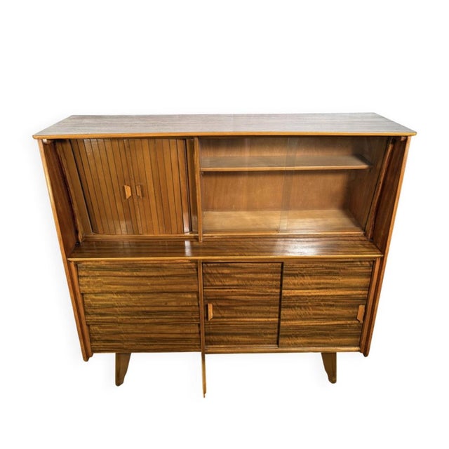 Mid-Century Retro Walnut Drinks Cabinet from F.D. Welters, 1960s For Sale - Image 15 of 15