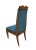 Mid 20th Century Set of Six Original French Mid Century Tall Back Dining Chairs With Nickel Mounts For Sale - Image 9 of 13