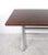 Mid-Century Rosewood and Chrome Console Table For Sale - Image 9 of 11