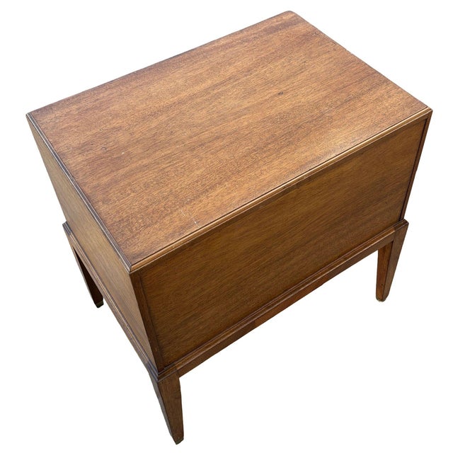 1950s 1950s Danish Modern Mahogany Chest of 4 Side Table Stands by Frits Henningsen, Attributed For Sale - Image 5 of 14