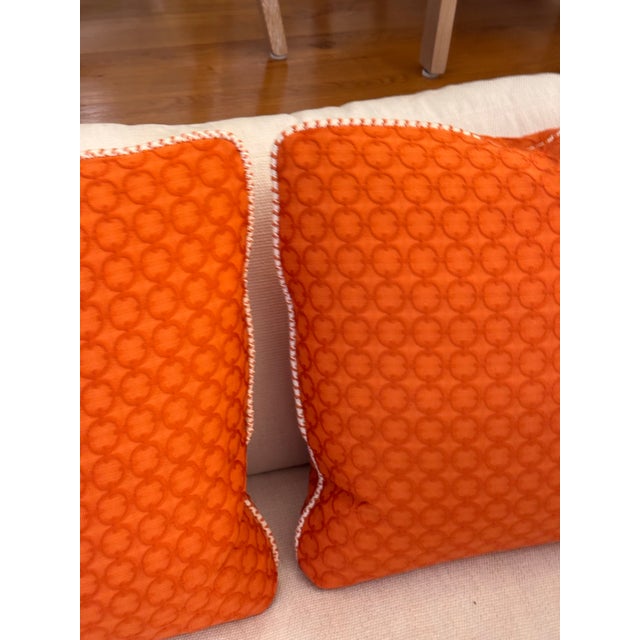 Bernhardt Patterned Feather Down Throw Pillows, Pair For Sale - Image 11 of 12
