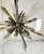 Brass & Nickel "Sunburst" Chandelier by Remains Lighting of New York For Sale - Image 13 of 18