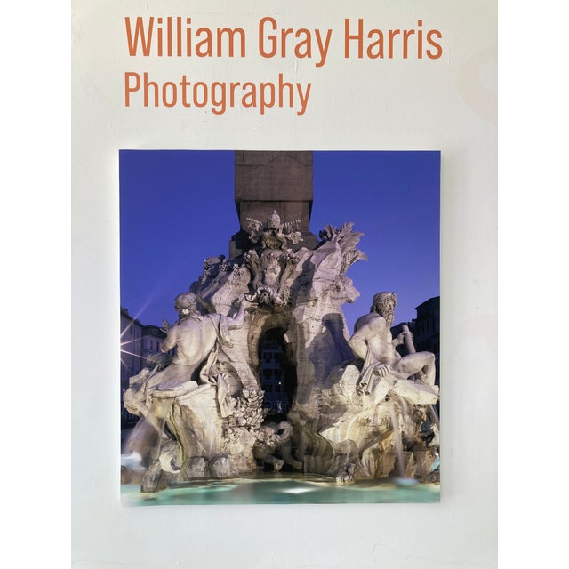 William Gray Harris Photograph on Canvas “ Four Rivers Fountain, Piazza Navona" For Sale - Image 10 of 10