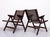 Wood Set of Vintage Multiplex Folding Chairs by Niko Kralj for Rex, Yugoslavian, 1950s For Sale - Image 7 of 11