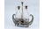 Cruet with Silver Structure Cut Into the Shape of Nave with Two Cut Glass Cruets on Four Raised Feet and Silver Lid Support For Sale - Image 9 of 11