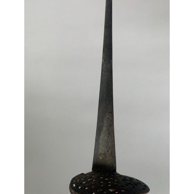 Metal Early 18th Century Court Sword with Multiple Branches in Openwork Iron For Sale - Image 7 of 11