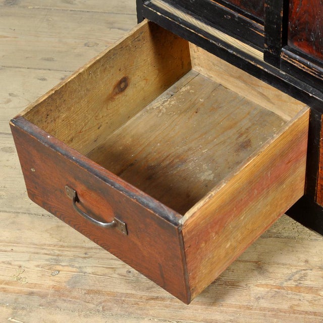 1930s Vintage Japanese Cabinet, 1930s For Sale - Image 5 of 16