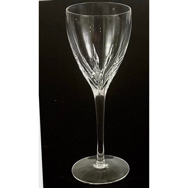 Lenox-“Firelight”-(19 87–2010) hand blown, cotton, polished wine glasses Set of 11 4 oz. Capacity. 7.75 inches high and...