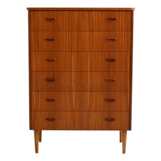 Vintage Scandinavian Teak Dresser, 1960s For Sale