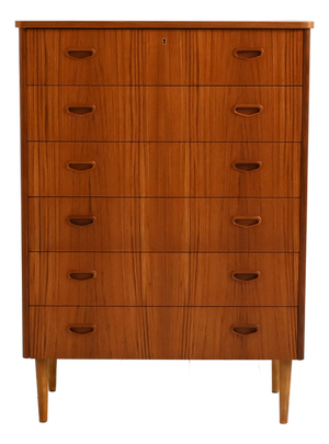 Vintage Scandinavian Teak Dresser, 1960s