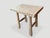 Andrianna Shamaris Bleached Teak Wood Hand Carved Stool or Side Table For Sale - Image 4 of 5