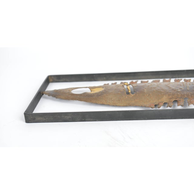 Mid-Century Modern Mid-Century Brass Wall Sculpture, 1960s For Sale - Image 3 of 5