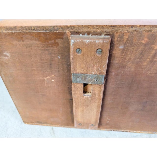 Mid-Century Teak Wall Shelf by Walter Wirz for Wilhelm Renz For Sale - Image 10 of 11