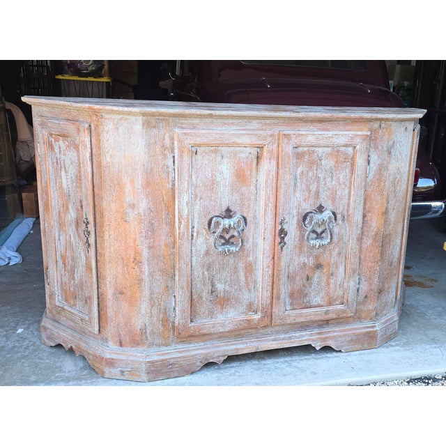 Wood Gustavian Style Cabinet For Sale - Image 7 of 17