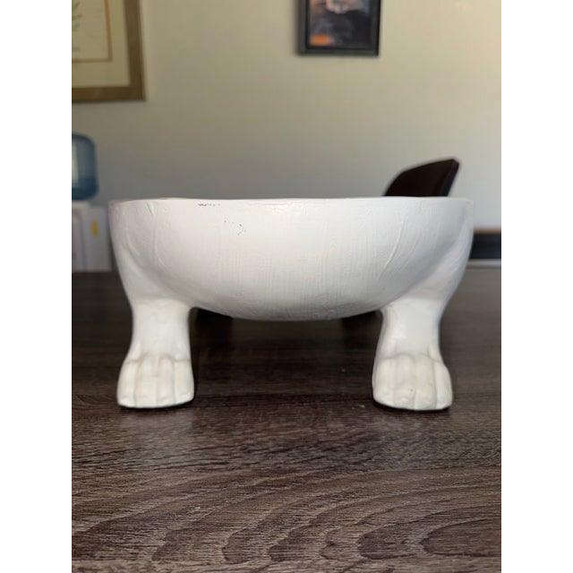 2020s Made Goods Large Roman Bowl White For Sale - Image 5 of 5
