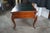 Vintage Chippendale Style Mahogany Carved Leather Inset Executive Office Desk For Sale - Image 13 of 18