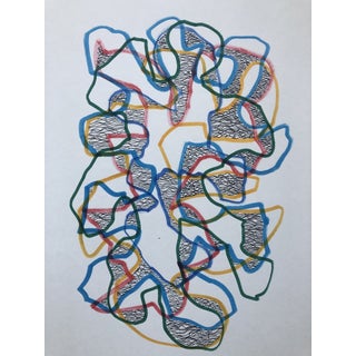 1991 Modern Drawing by Willam Glen Davis For Sale