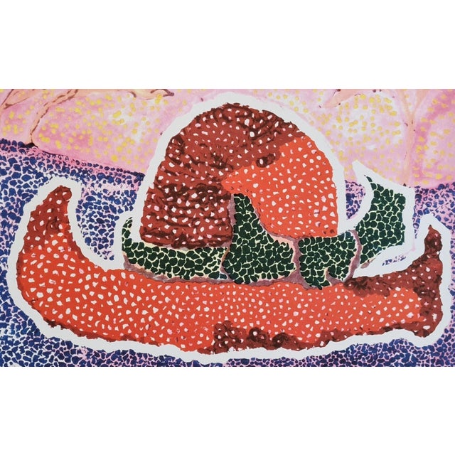 Printmaking Materials After Yayoi Kusama, Has Left, Lithograph, 1990s For Sale - Image 7 of 9