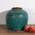 Antique Green Enameled Vase For Sale - Image 5 of 5