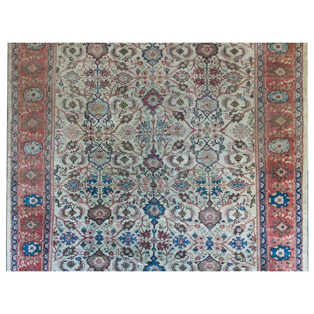 Early 20th Century Early 20th Century Persian Sultanabad Rug For Sale - Image 5 of 13