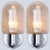 Silver Chrome Wall Lights with Smoked Glass from Markslöjd, Sweden, 1970s, Set of 2 For Sale - Image 3 of 14