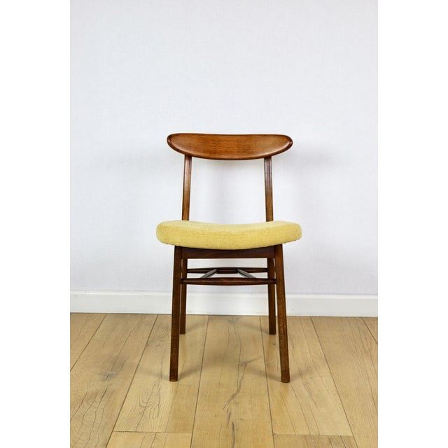 Vintage Yellow Chairs from Hałas, 1970s, Set of 2 For Sale - Image 3 of 15