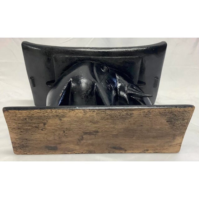 Wood African Ghana Wood Elephant Ashanti Bench For Sale - Image 7 of 8