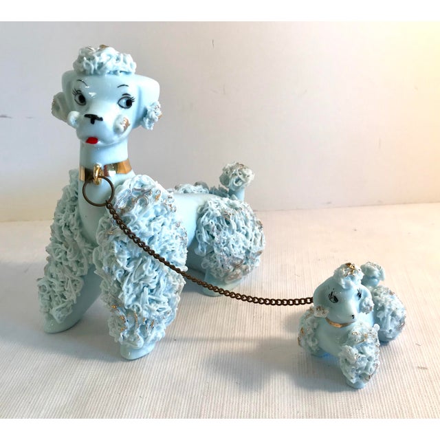 Vintage MidCentury French Poodle Ceramic Figurines A Pair Chairish