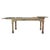 Rustic Solid Oak-Finish Mango Wood Dining Table For Sale - Image 3 of 8