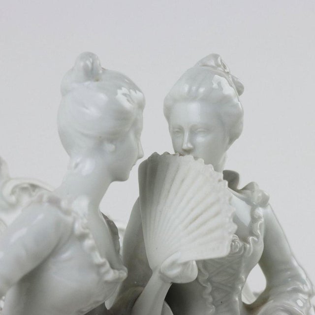 Antique Sculpture in Porcelain For Sale - Image 3 of 10
