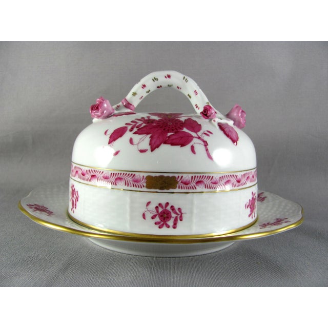 Hand painted colors and glossy glaze are vibrant and crisp with little, if any, color loss Two small chips on one rose...