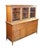 Mid-Century Modern Mid Century Modern Boho Chic Mahogany Buffet & Hutch Bookcase Display Cabinet For Sale - Image 3 of 16