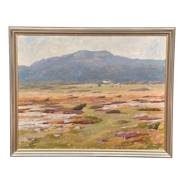Gunnar Wallentin, Landscape, 1960s, Oil on Canvas, Framed For Sale