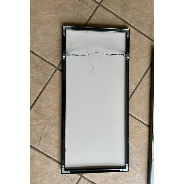 Set 3 Chinese Watercolor Paintings Kingfishers & Lotus Flowers, Framed For Sale In Palm Springs - Image 6 of 18