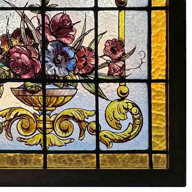 Traditional Stained Glass Window • Antique For Sale - Image 3 of 7