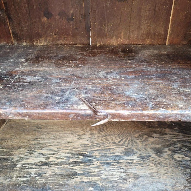 19th Century Folk Art Larch and Chestnut Shepherds Cupboard For Sale - Image 11 of 18